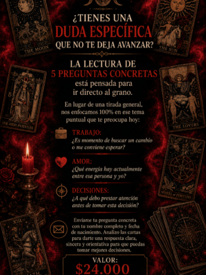 5 preguntas al tarot