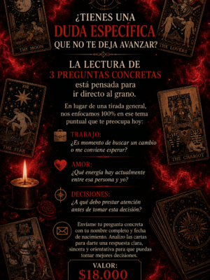 3 preguntas al tarot
